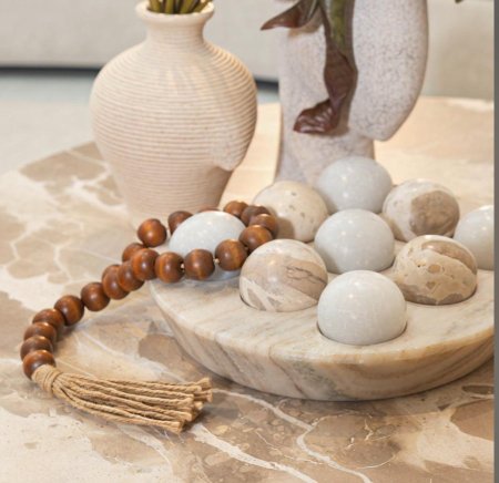 لعبة ديكور حجرية رخامية فاخرة xo